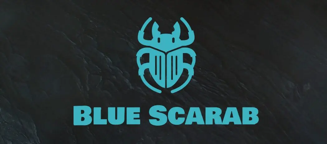 Logomarca da Blue Scarab