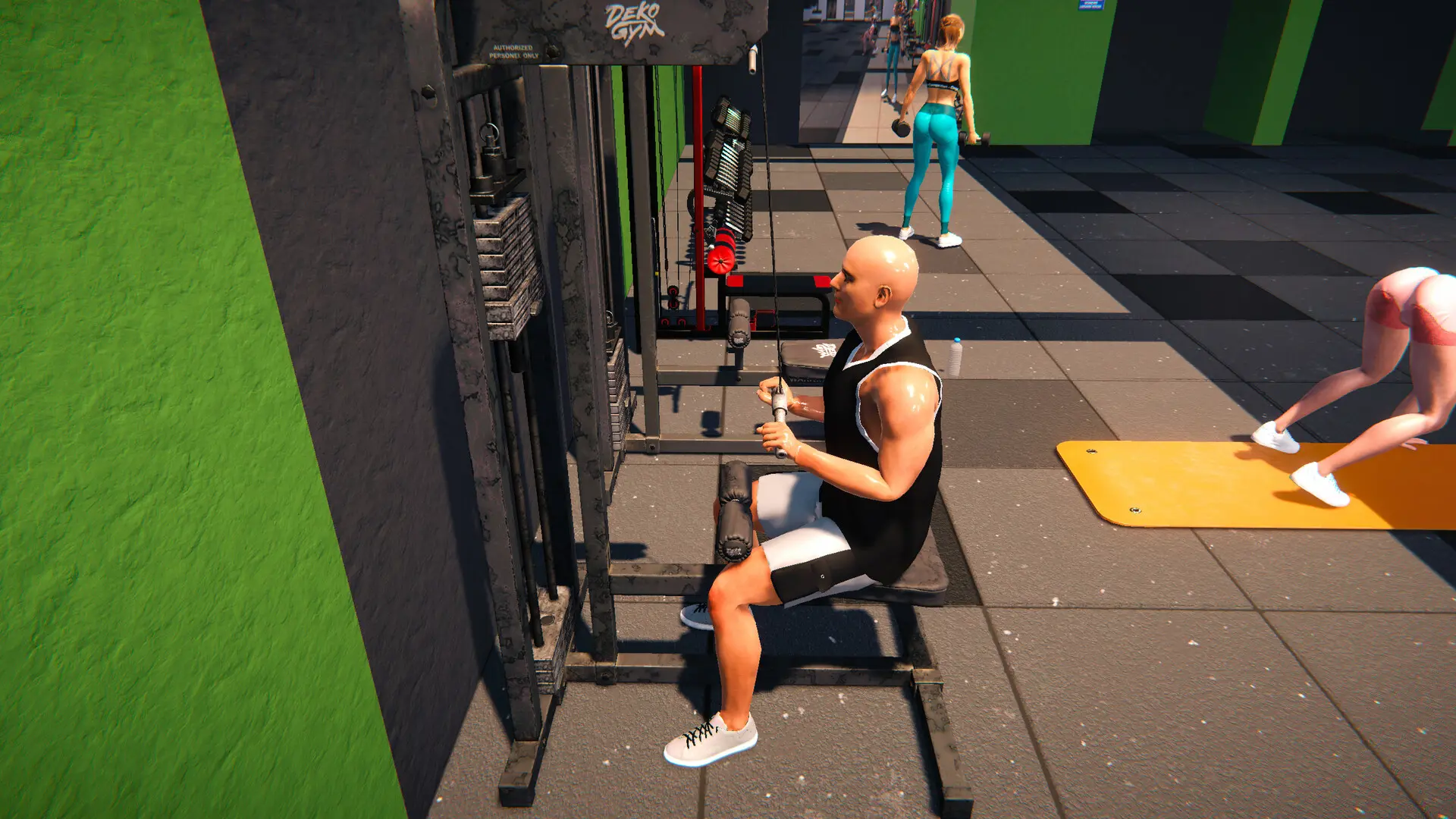 Cena de Gym Simulator 24