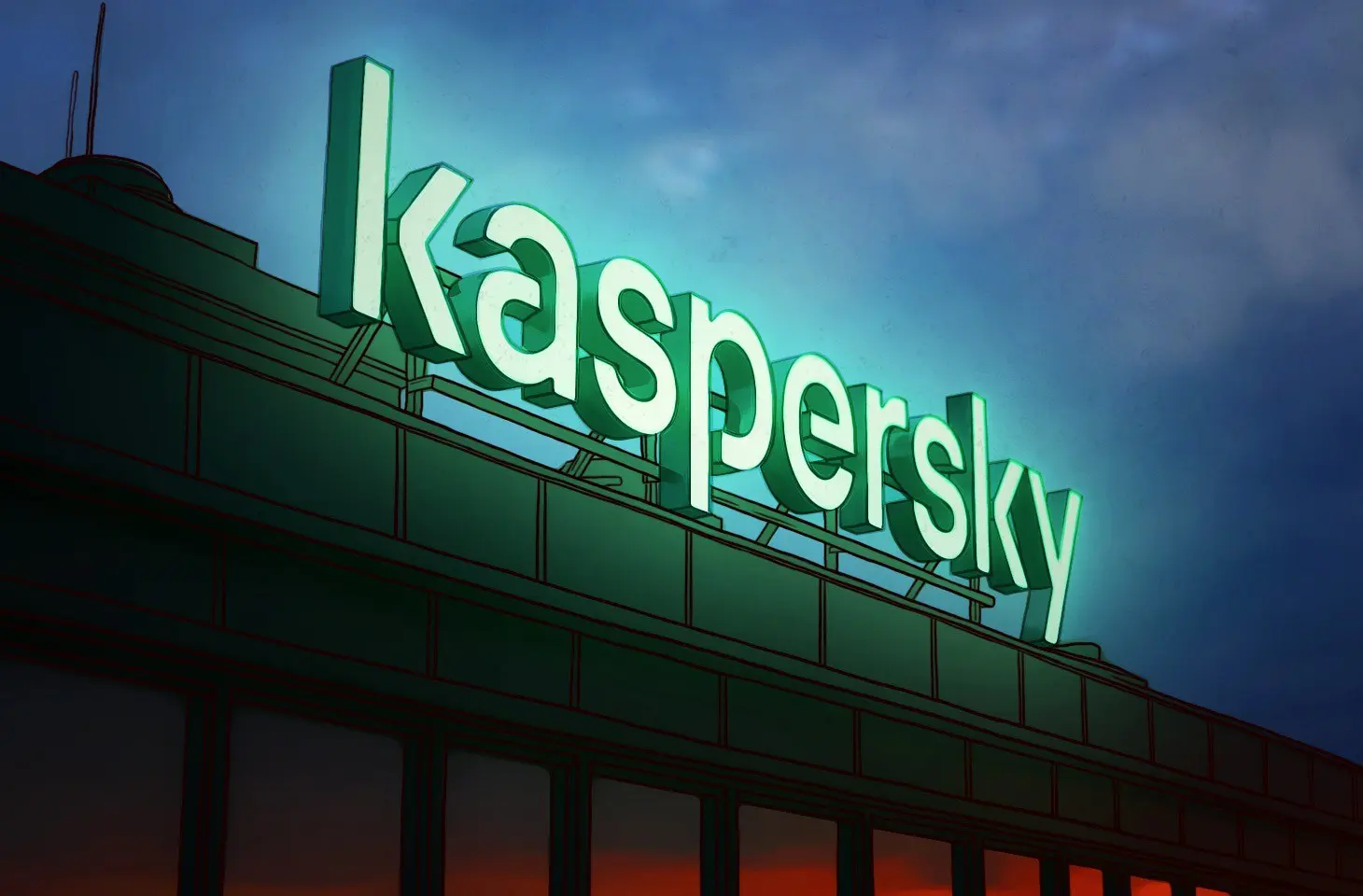 Arte da marca kaspersky