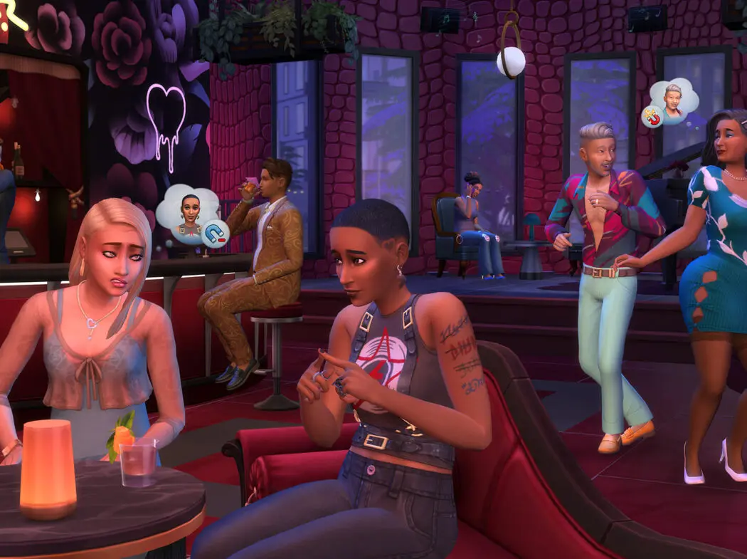 Cena de The Sims 4 Pacote de Expansão Paixão à Vista