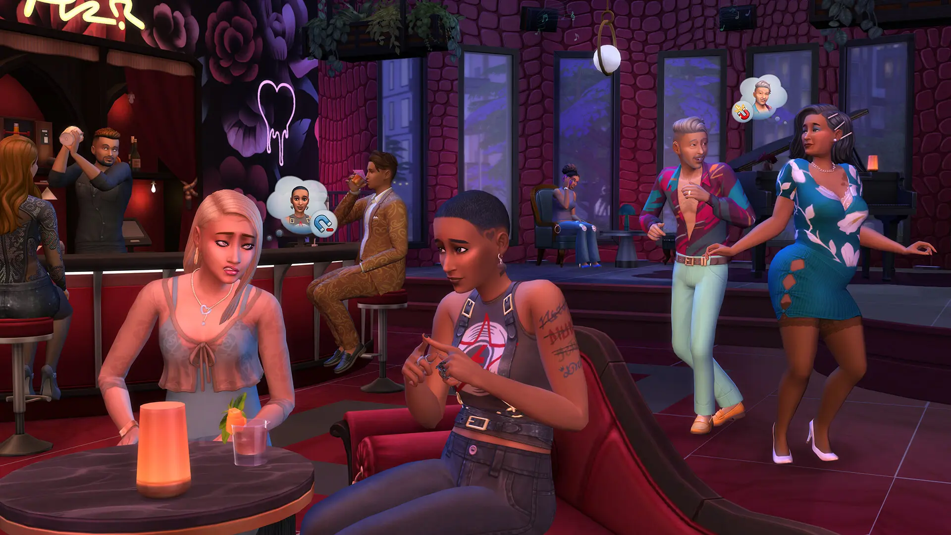 Cena de The Sims 4 Pacote de Expansão Paixão à Vista