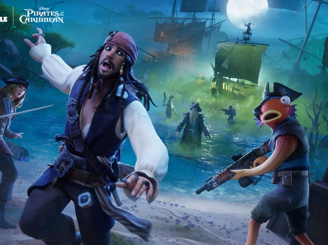 Arte de Fortnite Piratas do Caribe