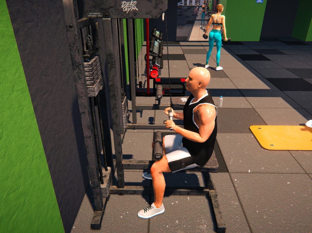 Cena de Gym Simulator 24