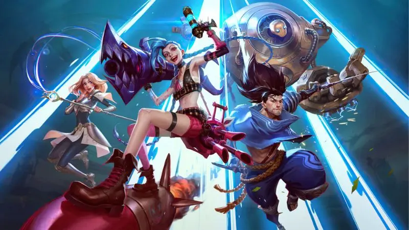 Arte de League of Legends Vampire Survivors