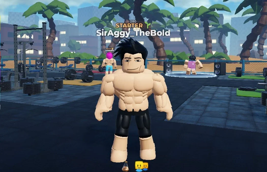 Cena de Roblox Gym League