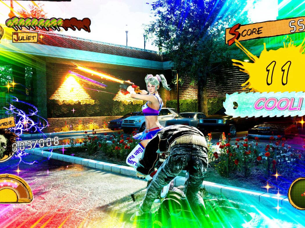 Cena do jogo Lollipop Chainsaw