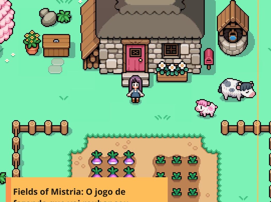 Cena do jogo Fields of Mistria