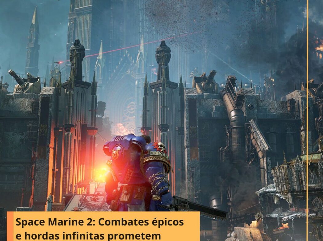 Cena do jogo Warhammer Space Marine 2