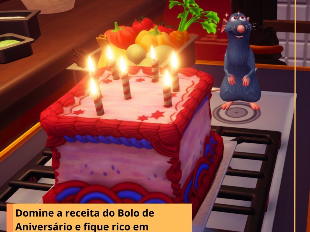 Disney Dreamlight Bolo de Aniversário