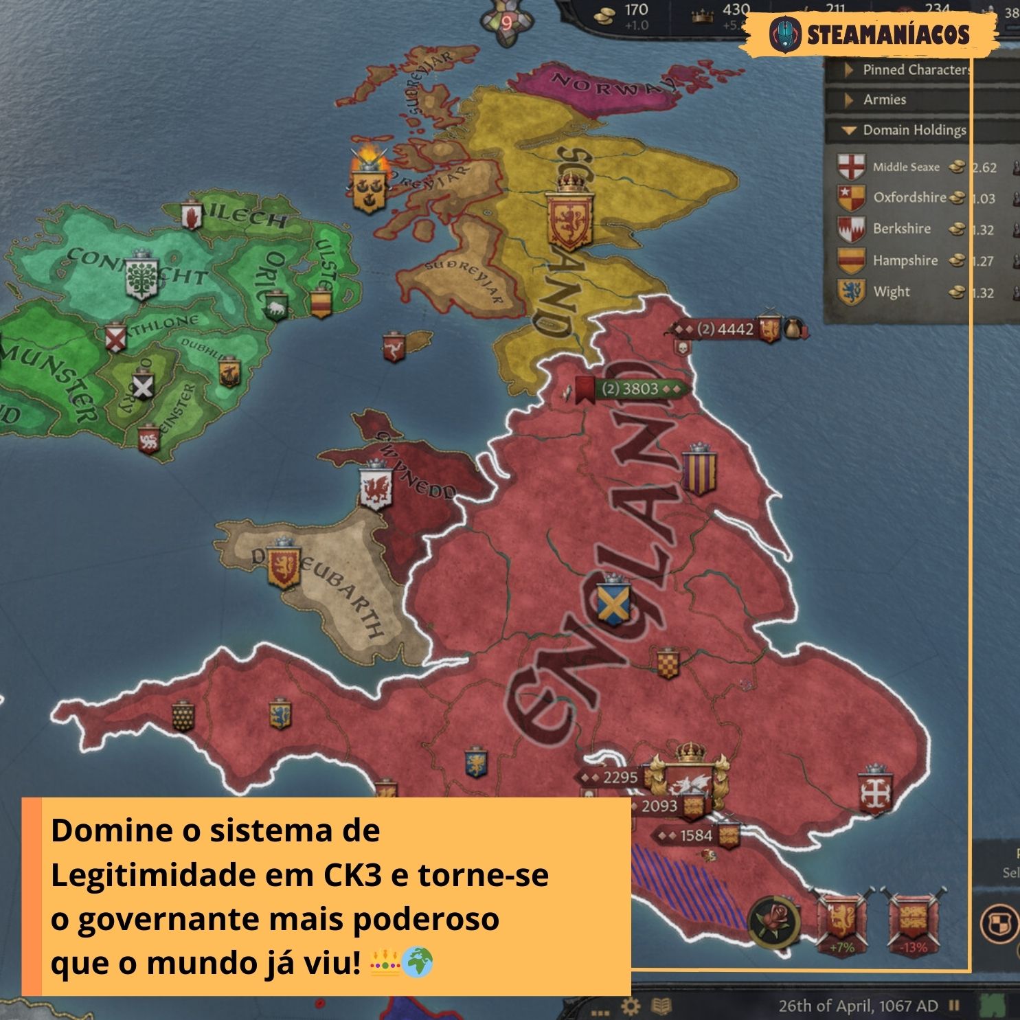 Guia de Legitimidade em Crusader Kings 3