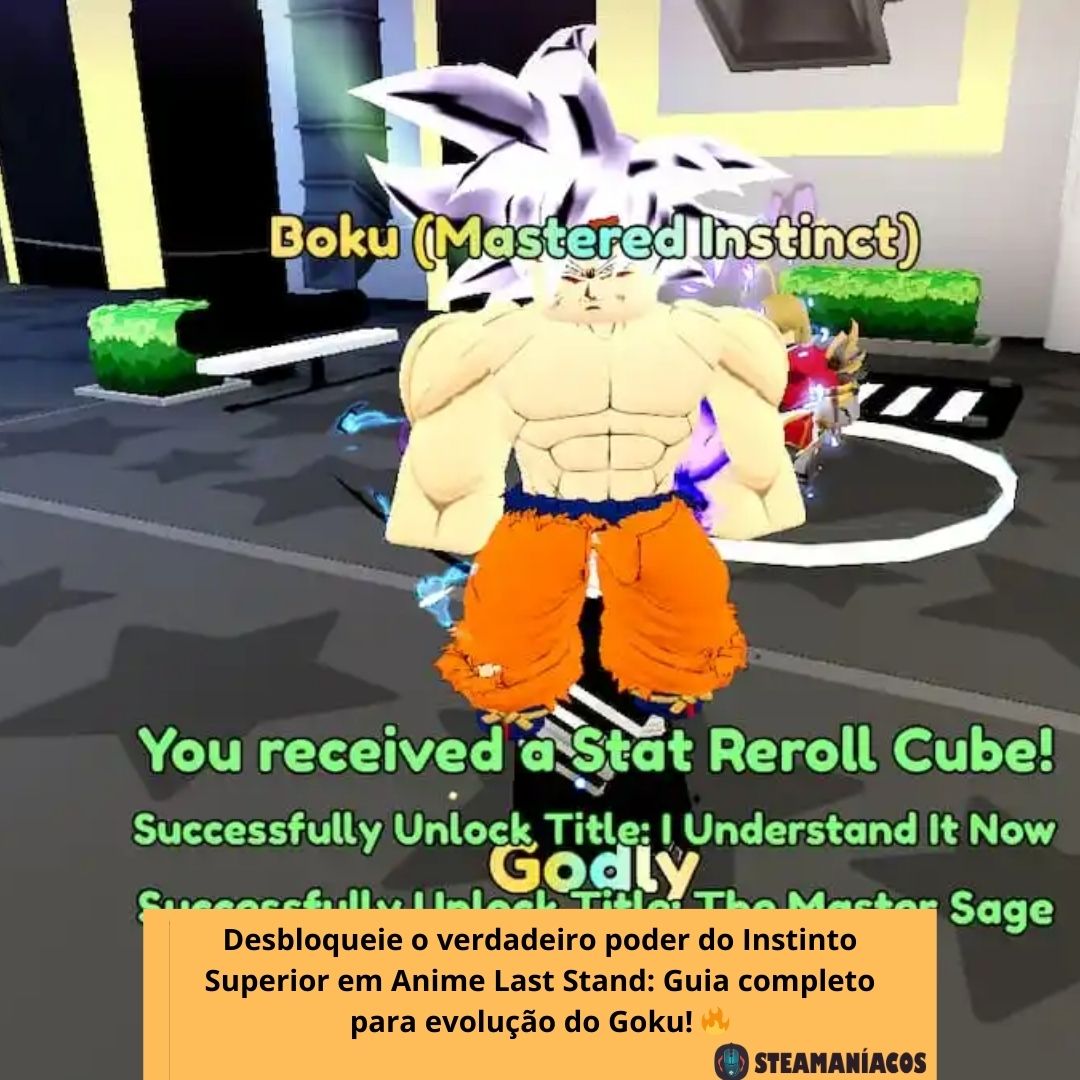 Goku em Anime Last Stand Roblox