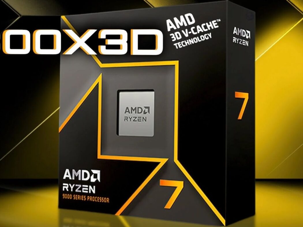 AMD Ryzen 7 9800X3D lidera como melhor CPU para jogos de 2024