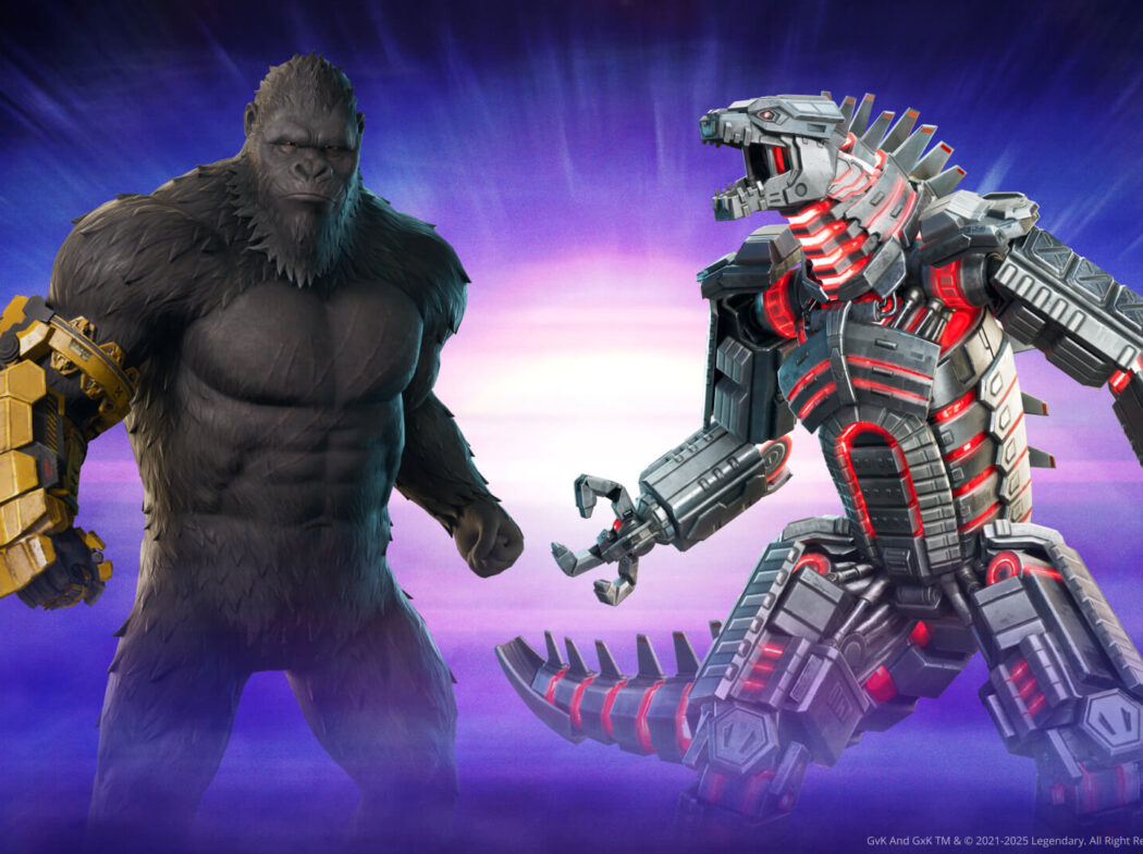 Fortnite Kong e Godzilla