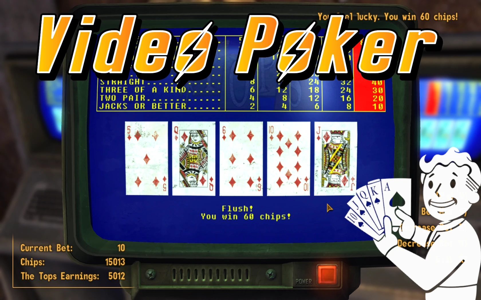 Video Poker Fallout New Vegas