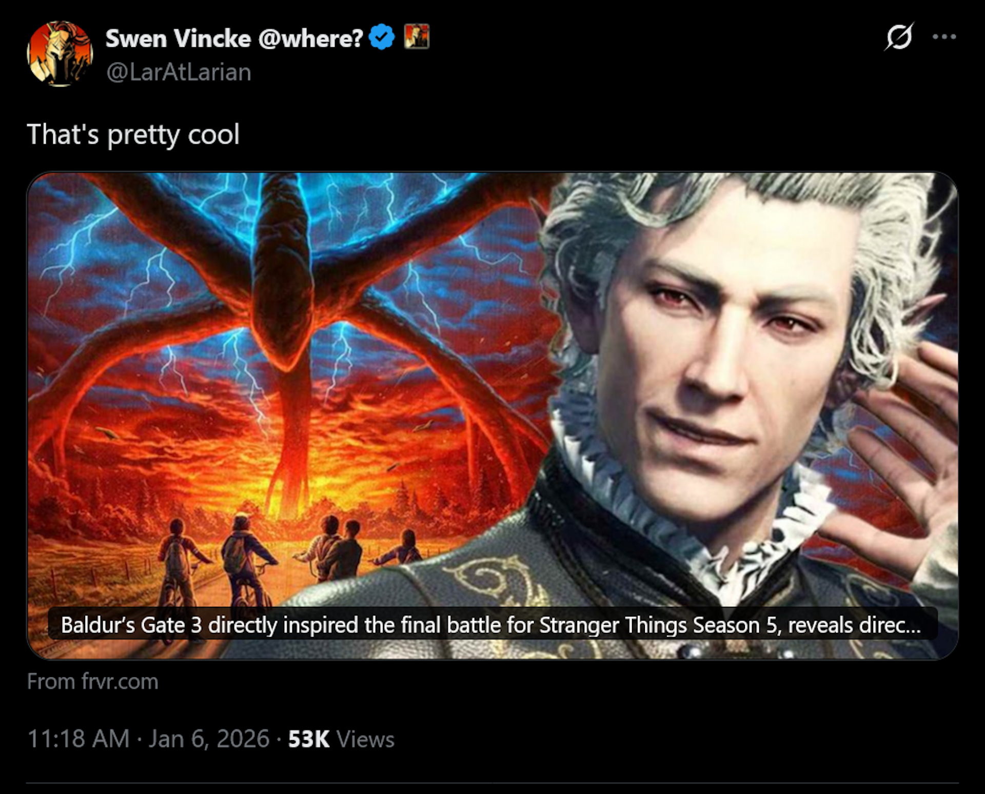 Baldur's Gate 3 inspirou o final épico de Stranger Things — entenda por que funcionou