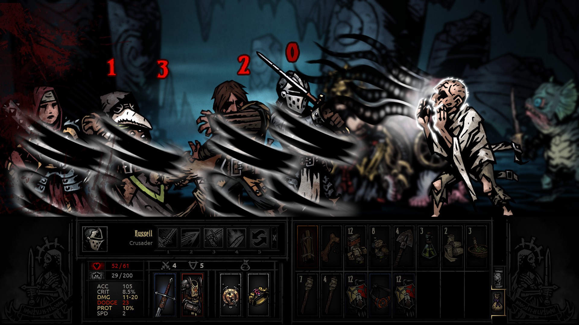 Cena de Darkest Dungeon
